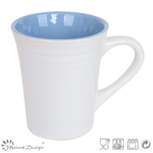 Blue and White Swirl Ceramic Mug
